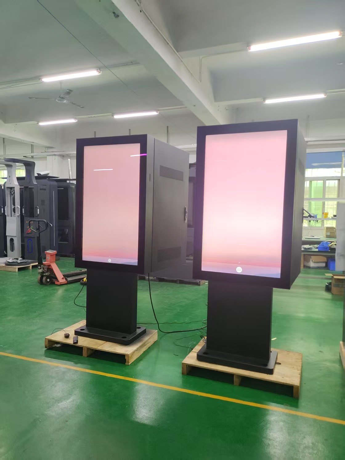 4K 43inch chioșc în aer liber player IP66 impermeabil